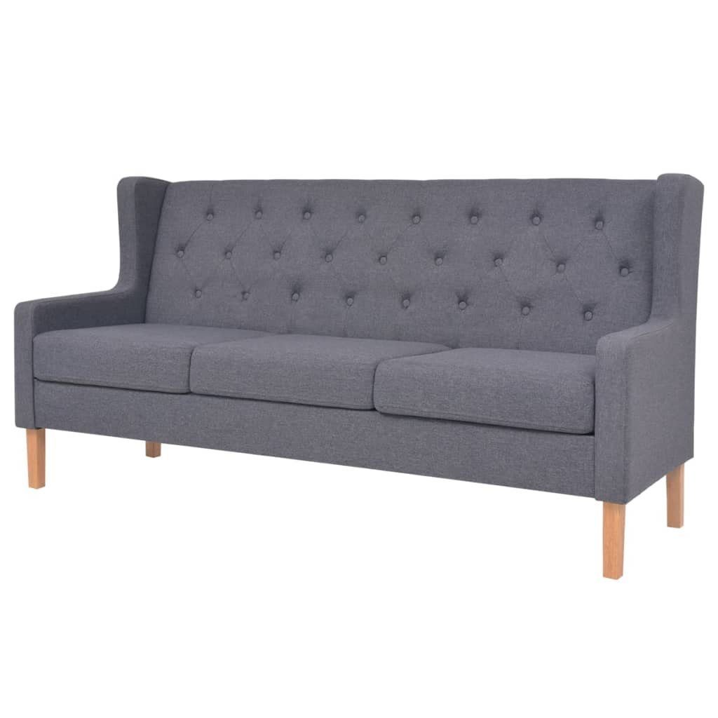 DOTMALL Sofa (Set(3-tlg), Grau mit Design, Armlehnen Rückenlehne und Modern