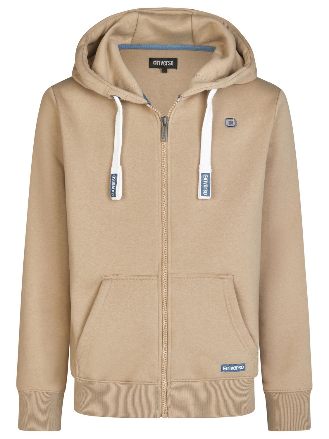 riverso Kapuzensweatjacke Herren Sweatjacke RIVNoah Regular Fit Hoodie mit Kängurutasche