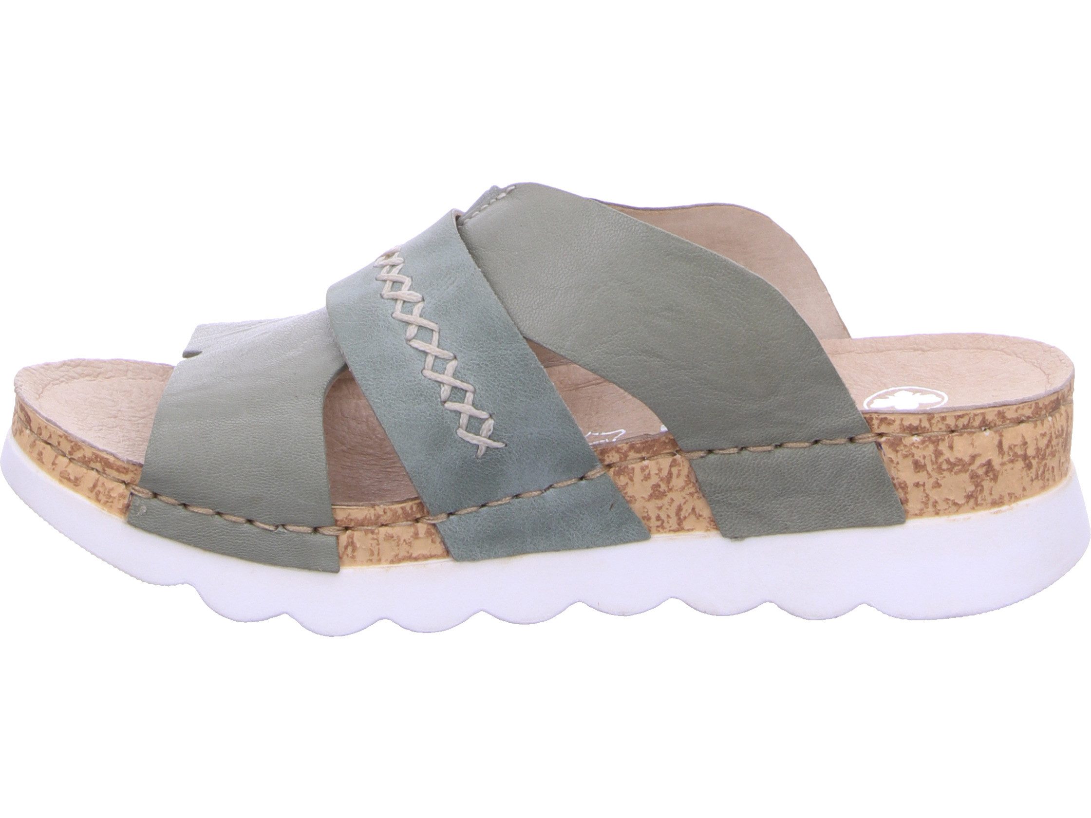 Rieker Keilpantolette echtes Leder
