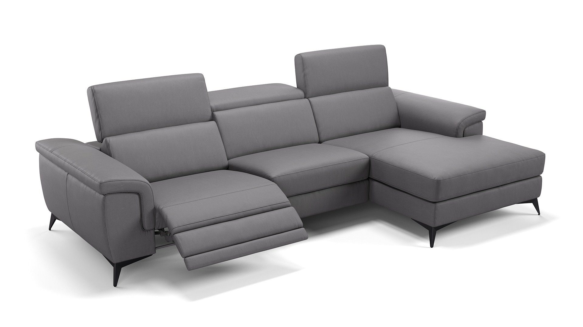 Sofanella Ecksofa Leder AMARO, Eckcouch, Ecksofa, Sitzecke, Polsterecke, Leder Sofas, Ledersofa