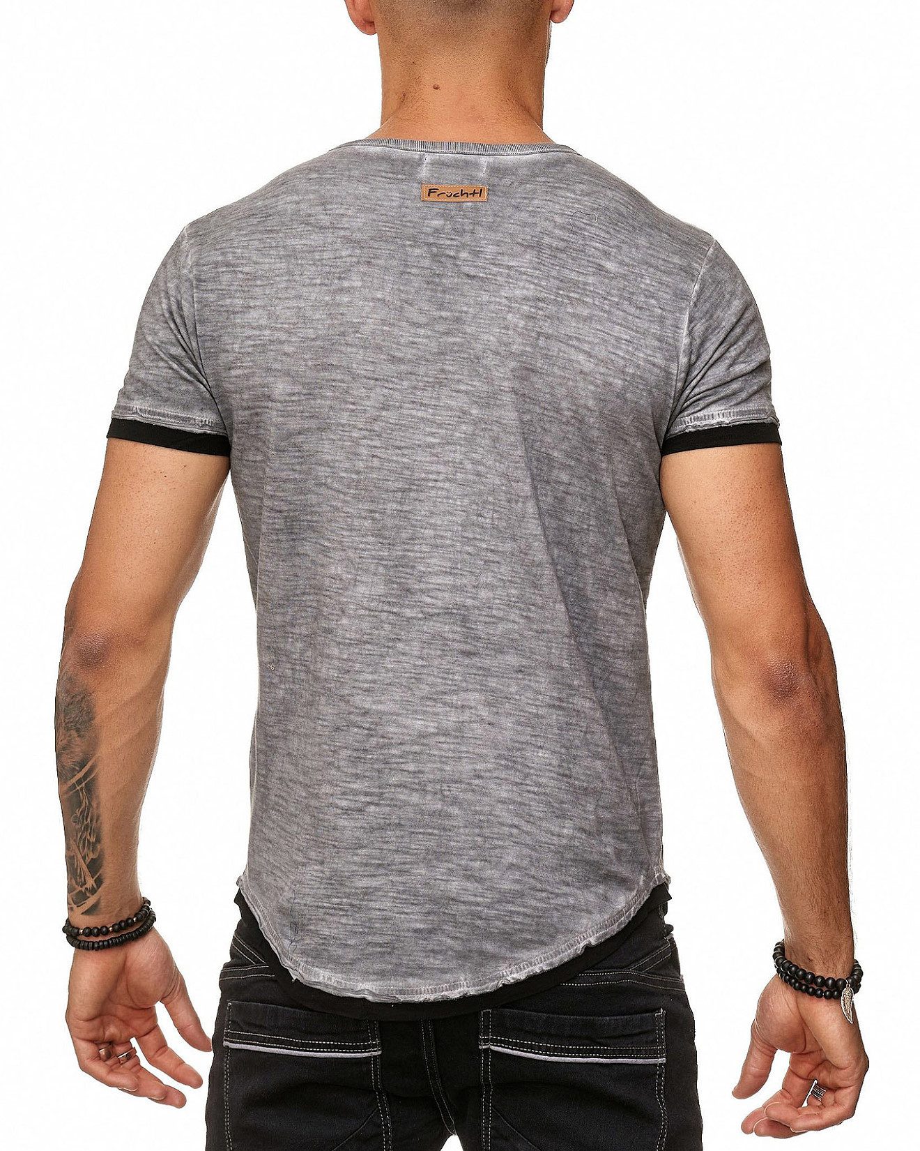 Früchtl T-Shirt mit Rundhals-Ausschnitt – Bild 3 von 3