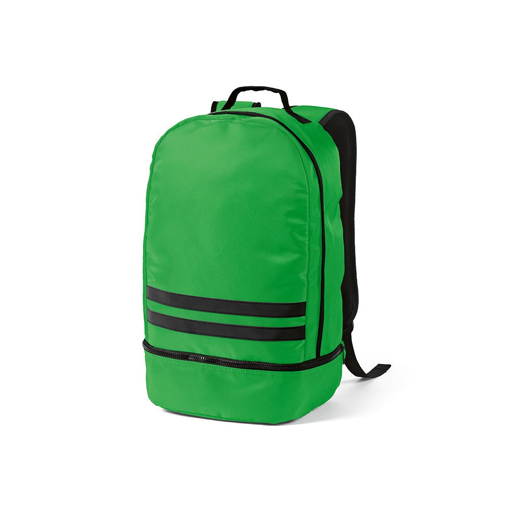 CABBEL Rucksack Rucksack 25L nachhaltig rPET recycelt 0,42 kg leicht 48x30x21 cm (Rucksack, 1-tlg., Einzelartikel), Grün, rPET-Material, 69% recycelt, 25 Liter, 0,42 kg, 48x30x21 cm