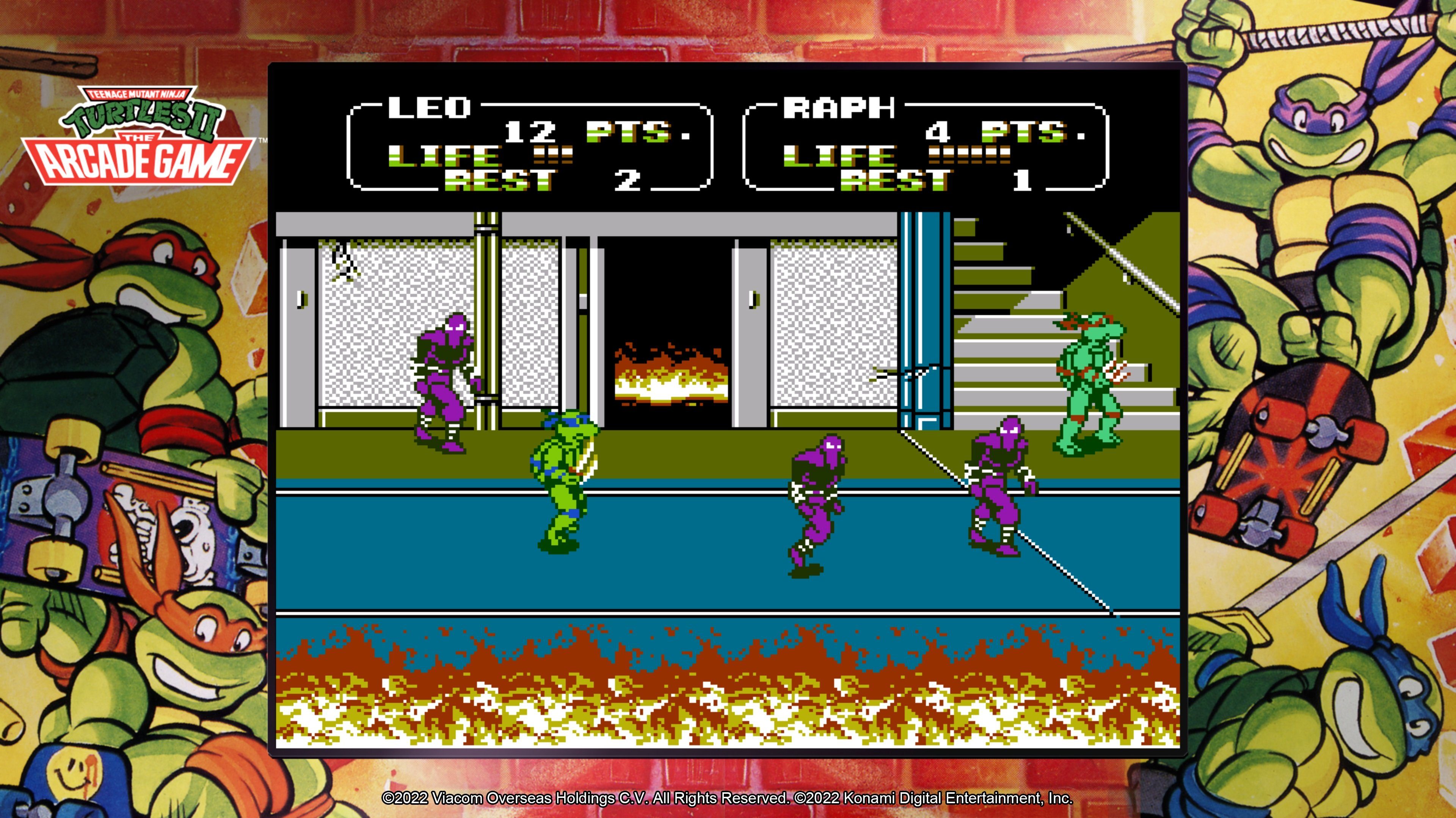Teenage Nintendo Mutant Konami Cowabunga Collection Ninja Switch Turtles The -