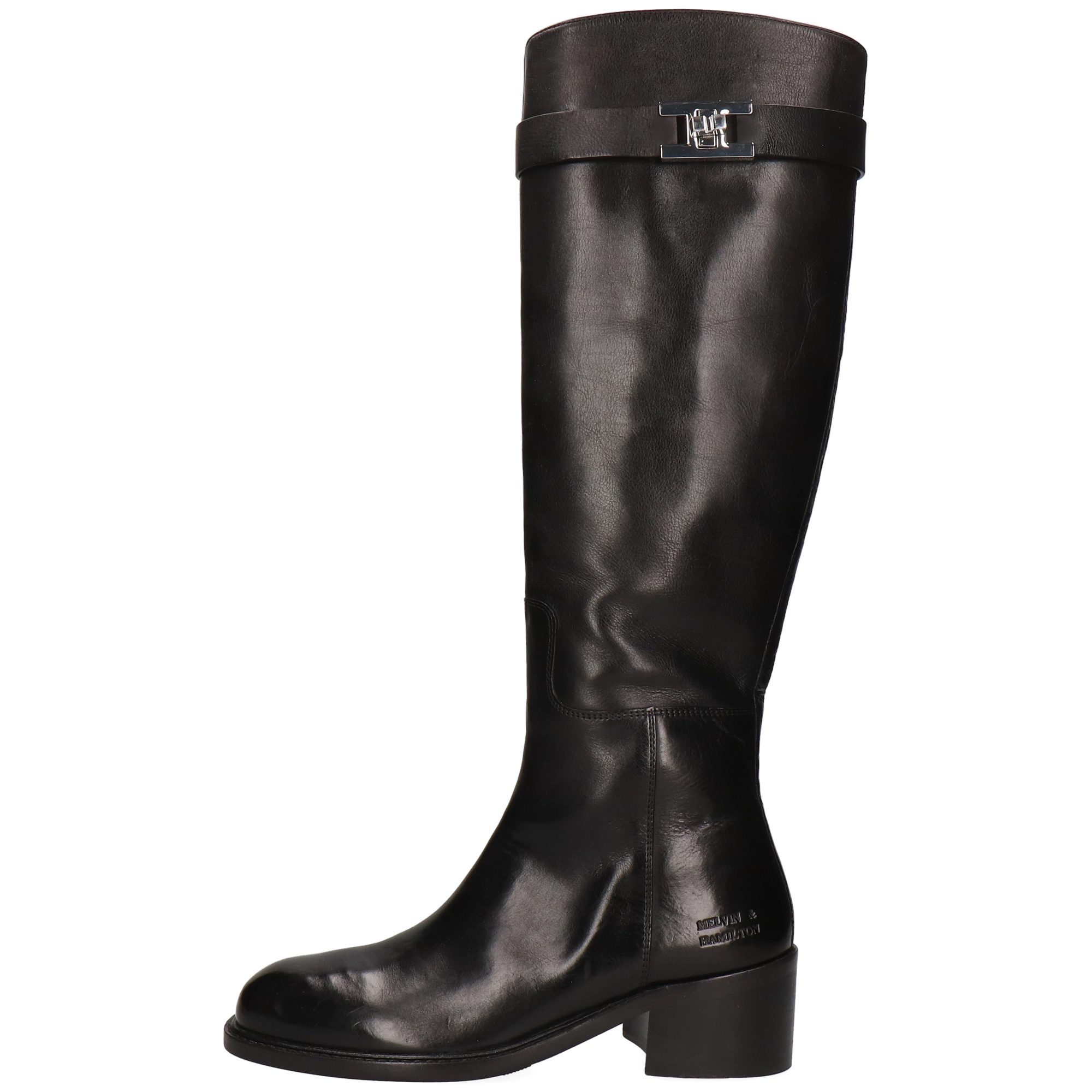 Melvin & Hamilton Shay 4 Leder-Stiefel für Damen Stiefel Block-Absatz, Echtes Leder, Vegetabile Gerbung