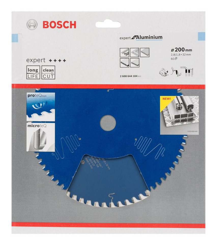 Thumbnail - BOSCH Kreissägeblatt Expert, For Aluminium, 200 x 32 x 2,8 mm, 60 Zähne
