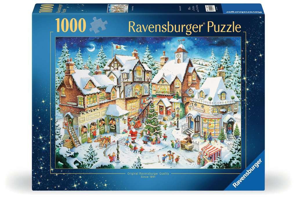 Ravensburger Puzzle Weihnachtsdorf – 1000 Teile Puzzle von Ravensburger, 1000 Puzzleteile