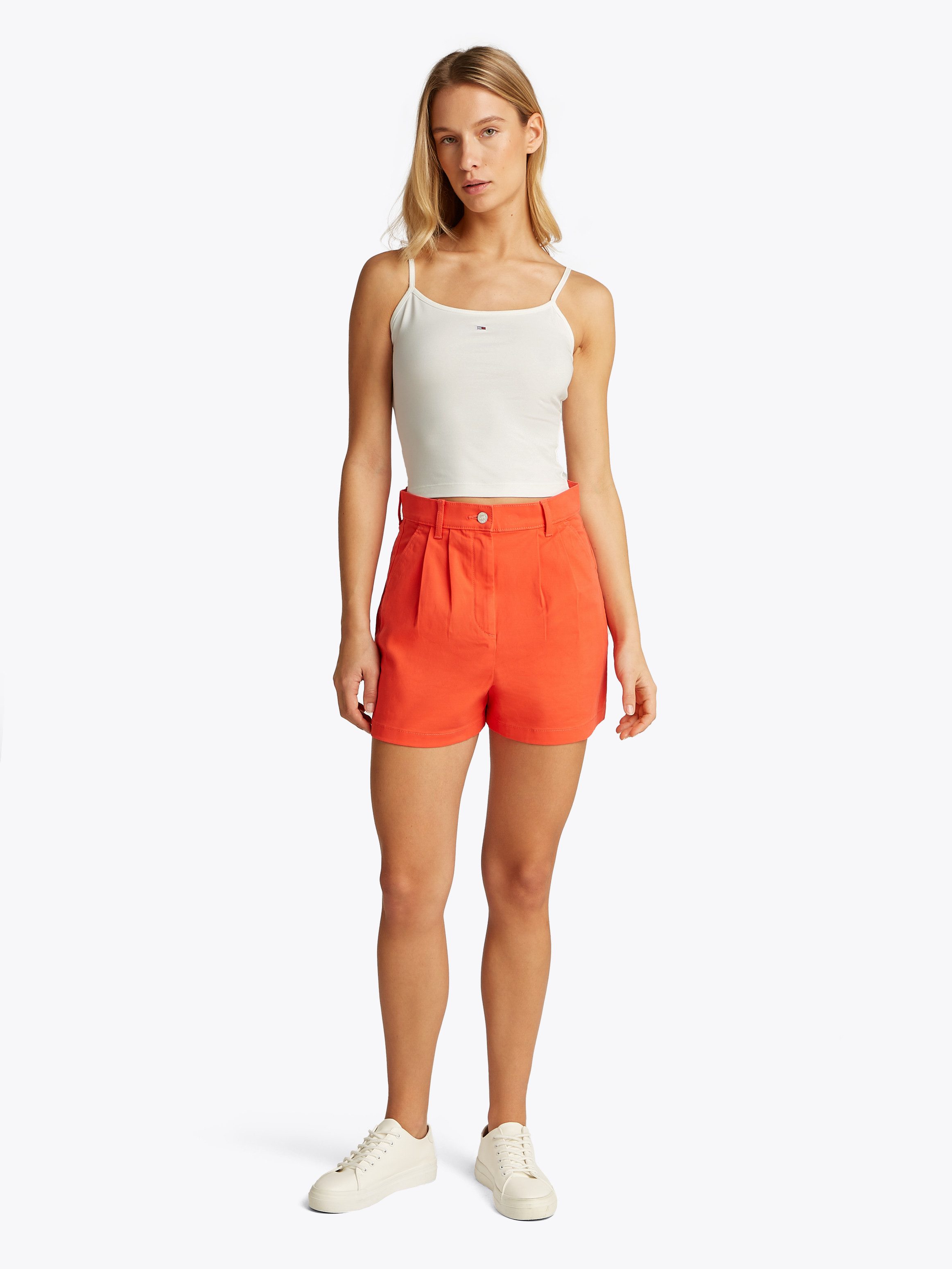 Tommy Jeans Tanktop TJW 2PACK ESSENTIAL STRAP TOP (Packung, 2-tlg., 2er-Pack) mit Logo-Flag