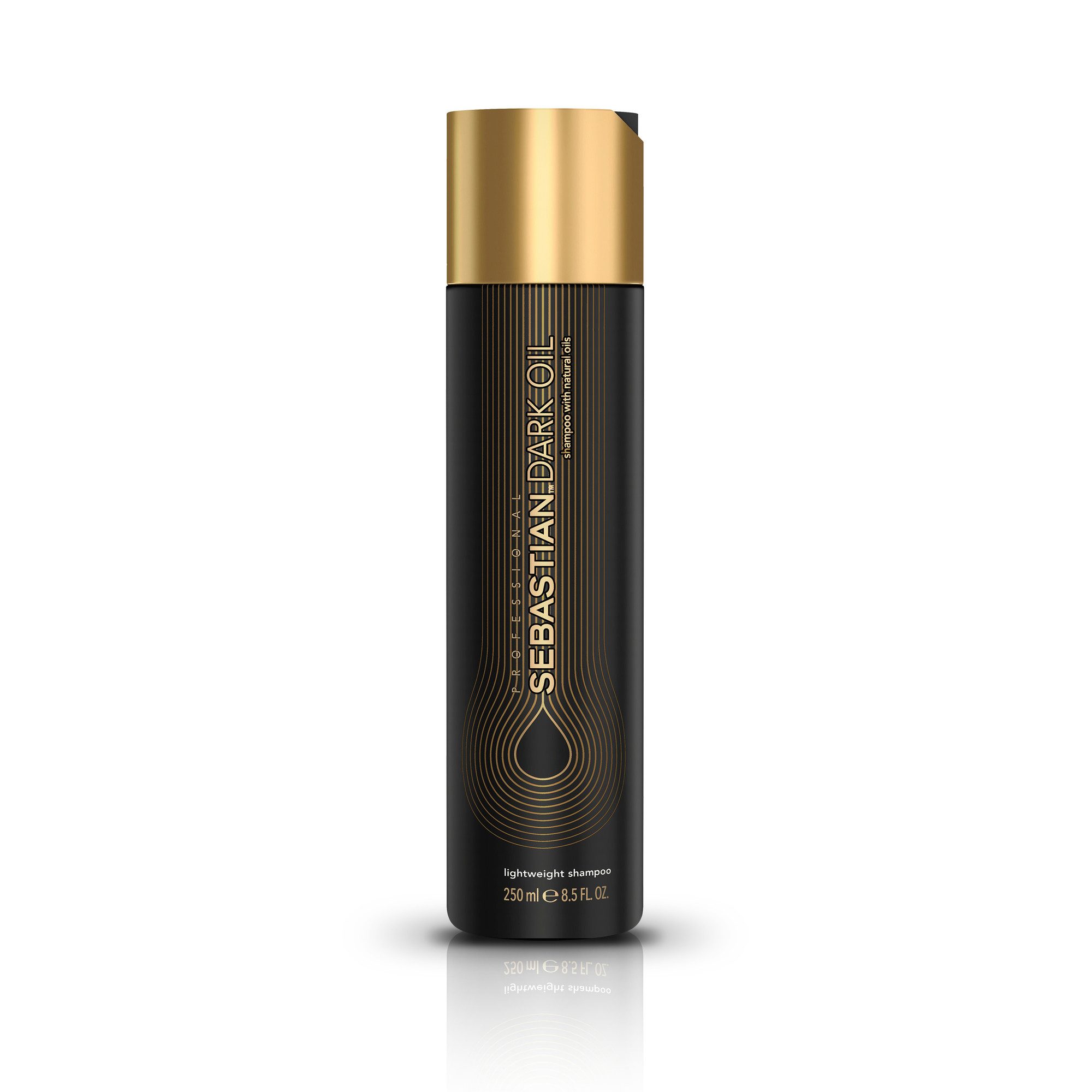 Sebastian Professional Haarshampoo DarkOil Shampoo, leichte Pflege, reichhaltige Öle, sorgt für geschmeidiges Haar