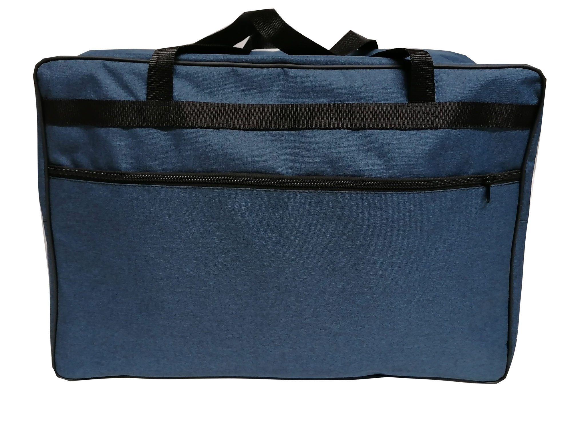 Aves-24 Reisetasche REISETASCHE 40 x 20 x 25 cm Bordcase Reise Koffer HANDGEPÄCK, Blau - Leinen Optik