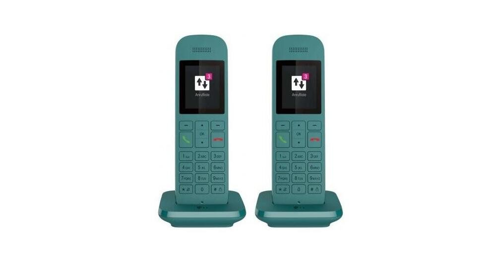 Telekom Telekom Speedphone 12 Duo petrol Schnurloses DECT-Telefon