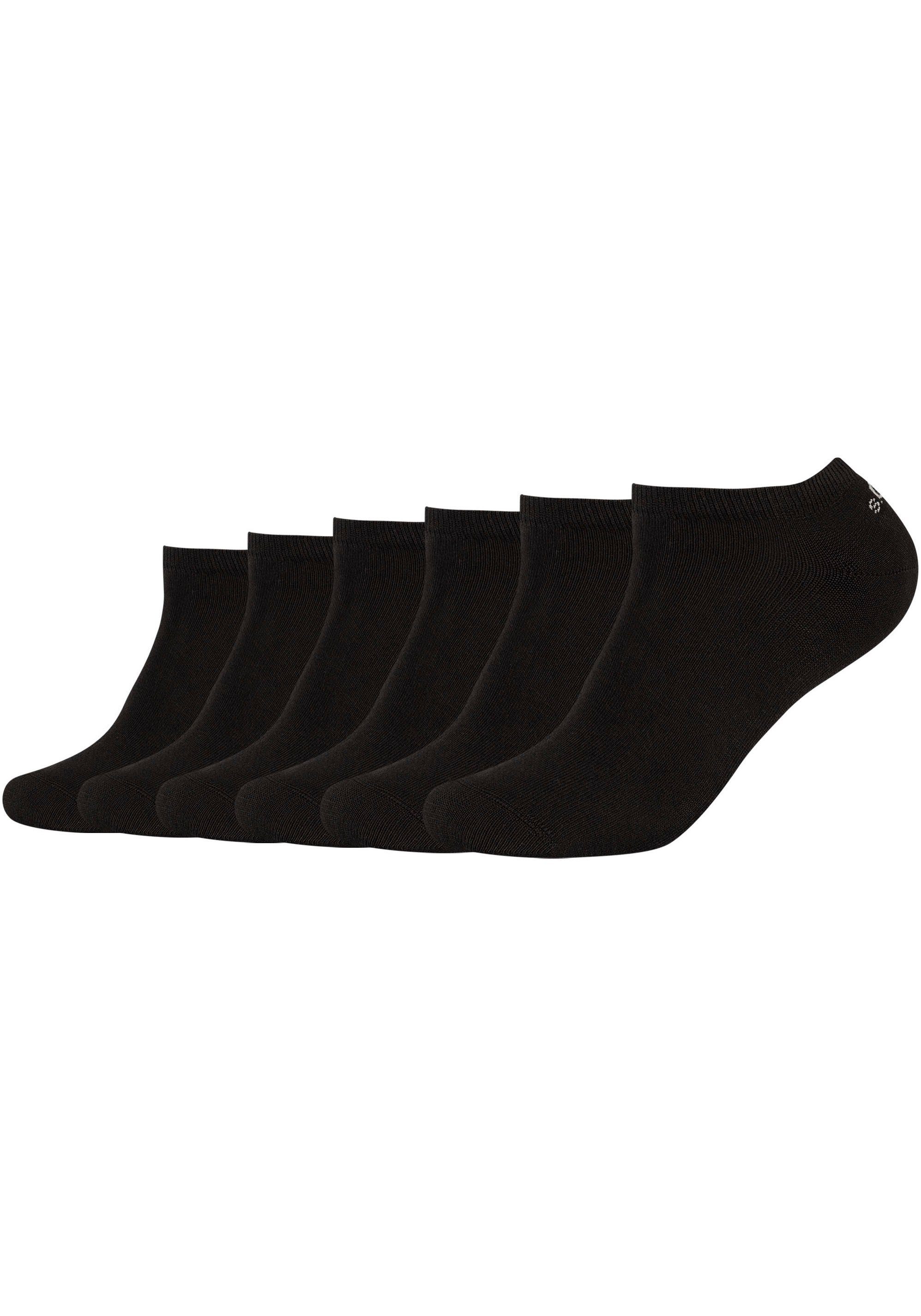 schwarz 6-Paar) weichem Bund Sneakersocken (Packung, Socken s.Oliver mit