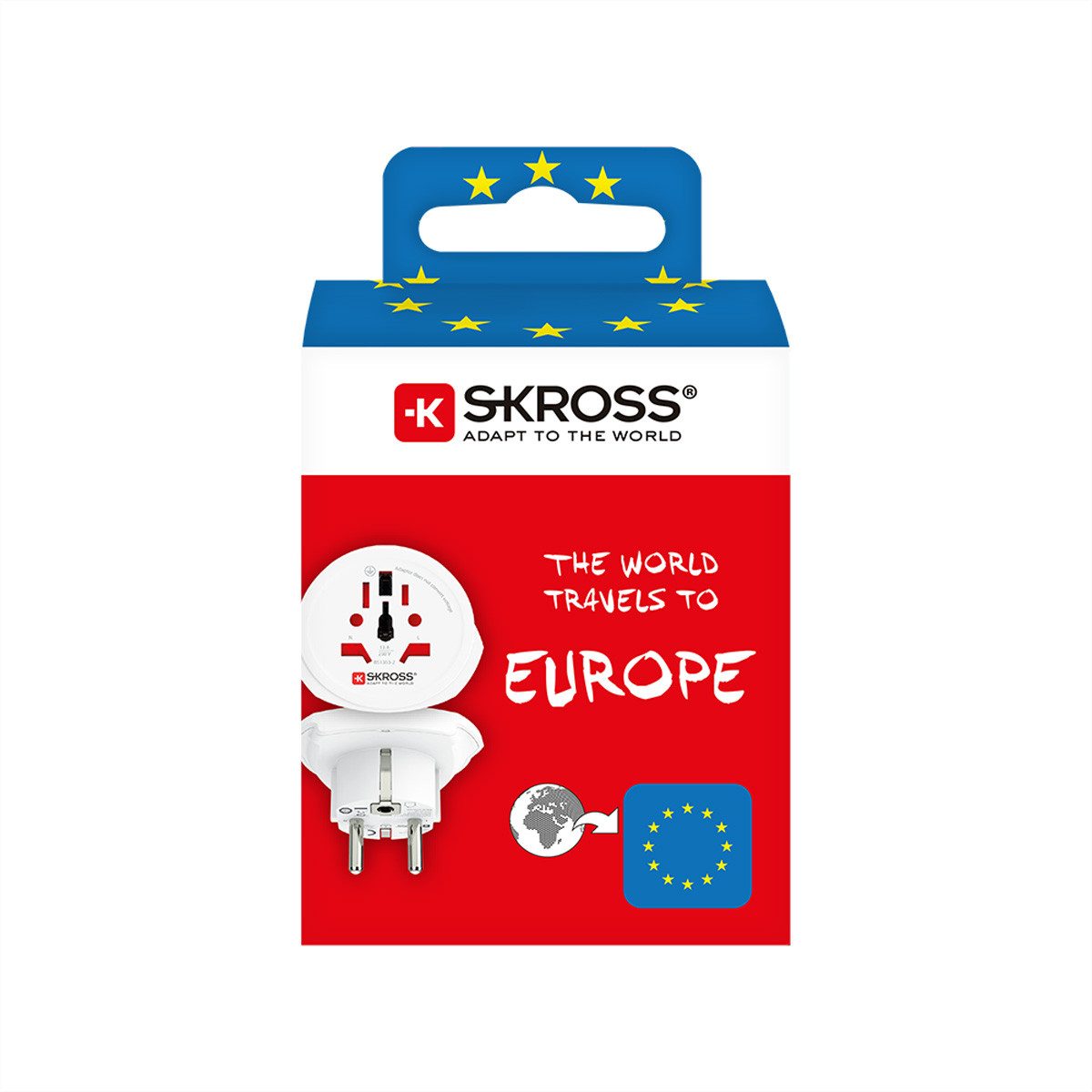 SKROSS World to Europe retail Stromadapter