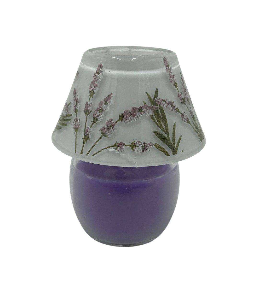 Wurm Duftkerze Lavendelkerze in Tischlampenform günstig online kaufen