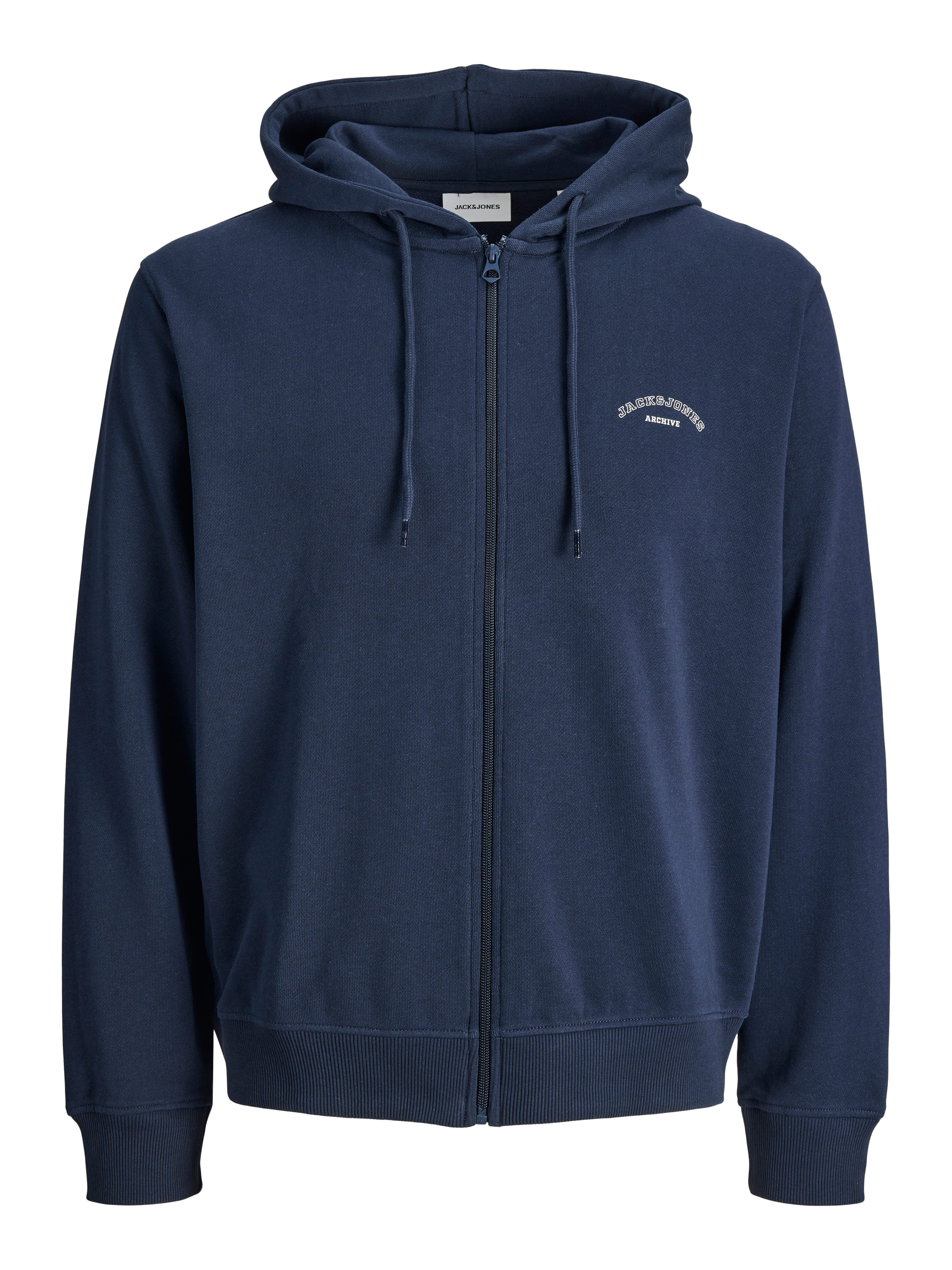 Jack & Jones Kapuzensweatjacke JJCOLLEGE LOGO SWEAT ZIP HOOD