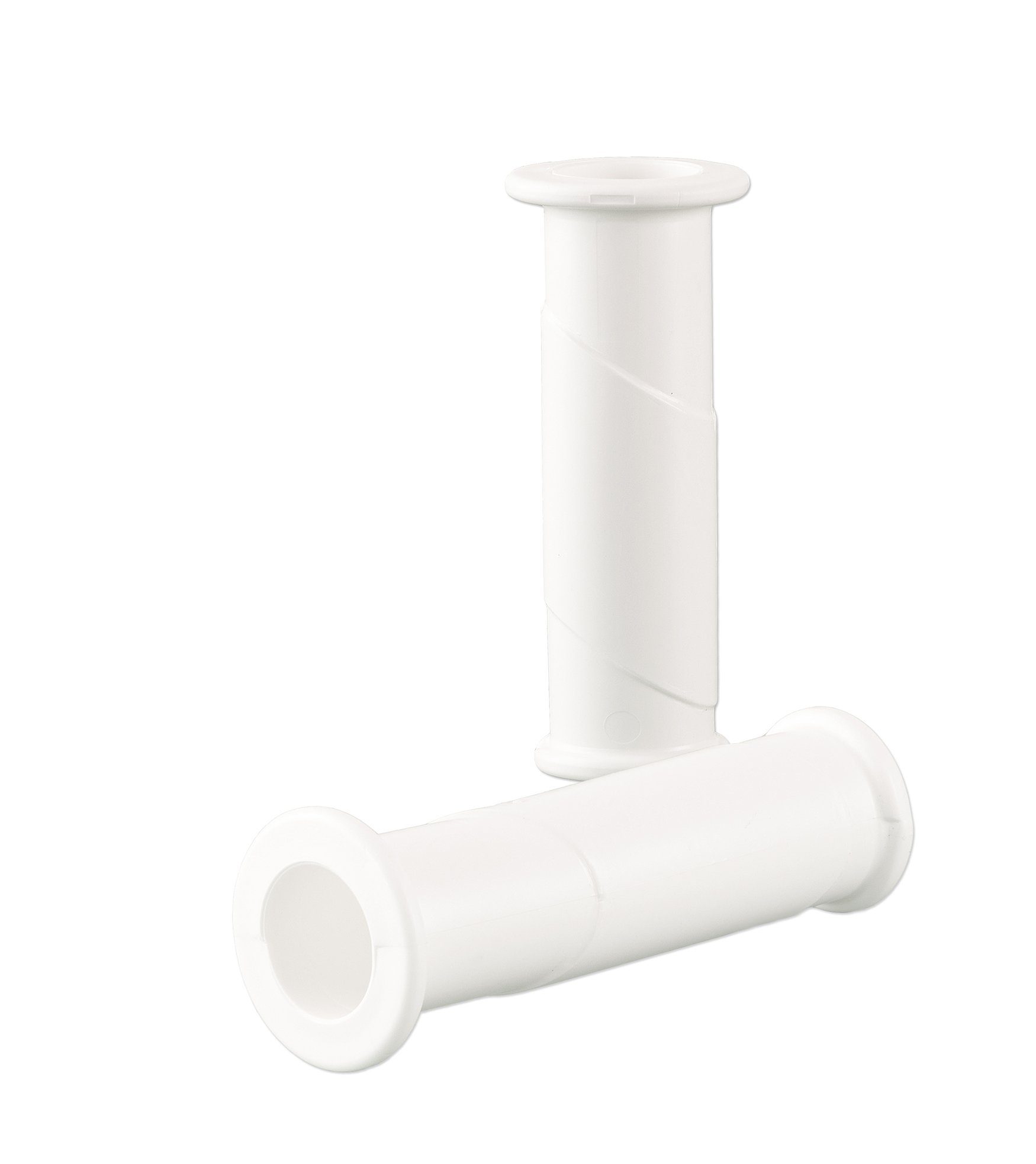 BigDean Schubkarre 2x Тачкиgriffe 30mm Rundrohre WEISS Ersatzgriffe Karrengriff