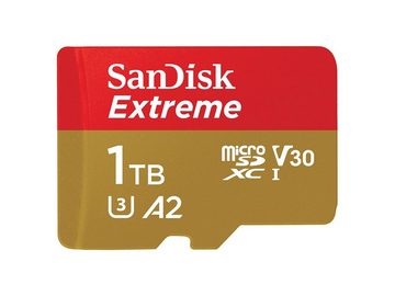 Sandisk SANDISK Extreme 1TB microSDXC Speicherkarte Kit (2022) bis 190 MB/s,C1 Micro SD-Karte