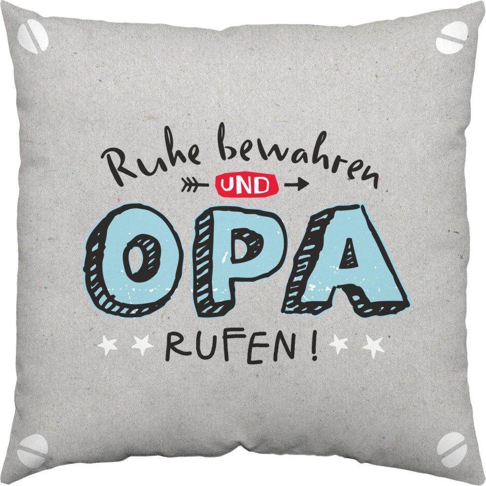 Sheepworld Baumwollkissen Baumwollkissen »OPA«