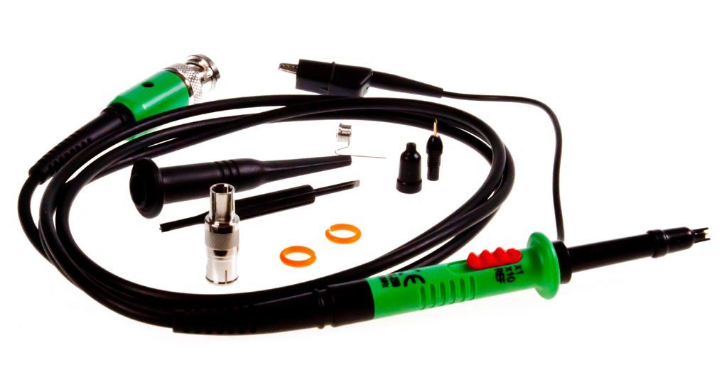 PeakTech Spannungsprüfer Oszilloskop-Tastkopf, 250 MHz, 10:1/1:1