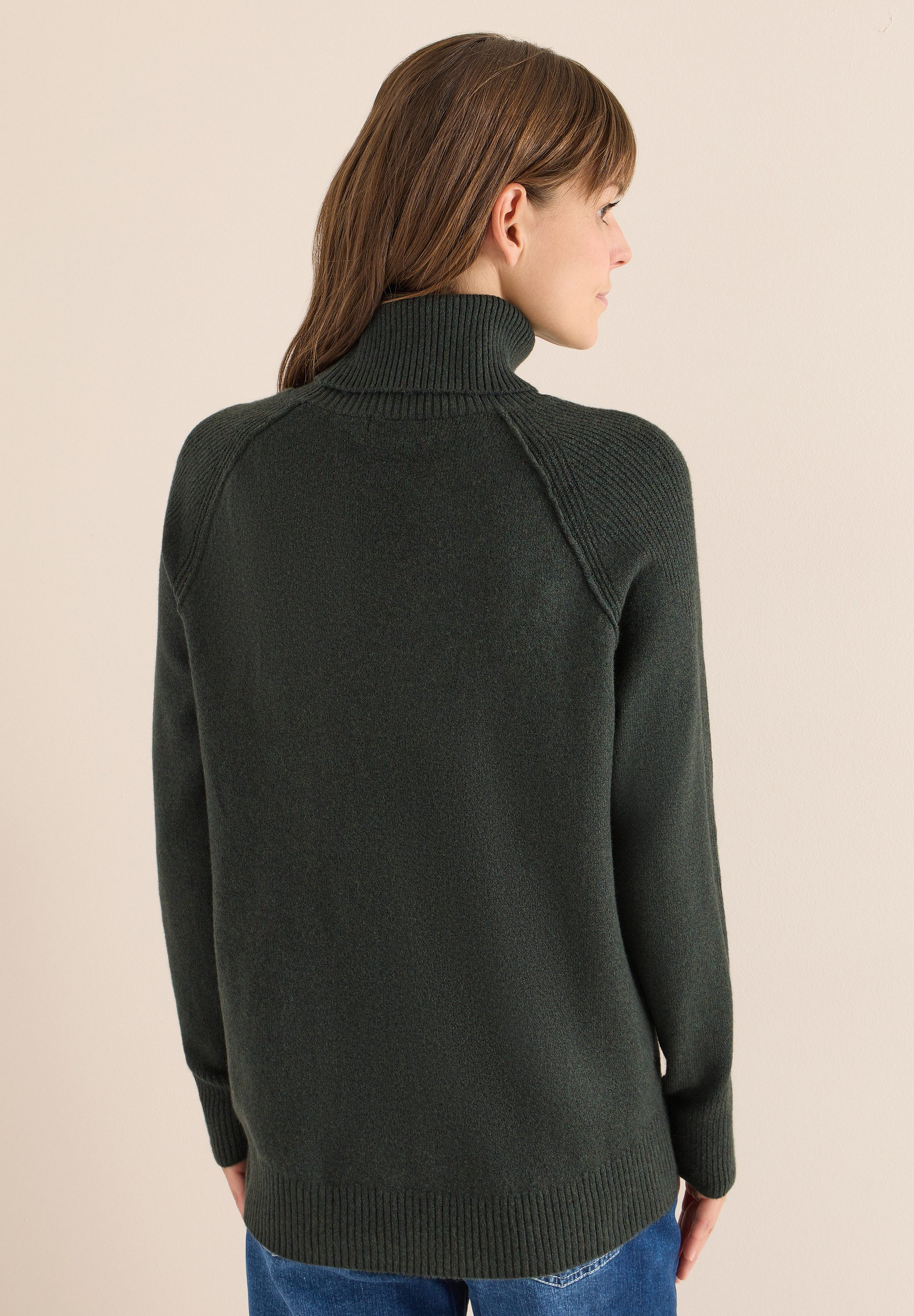 CECIL Rollkragenpullover im angenehmen Materialmix günstig online kaufen