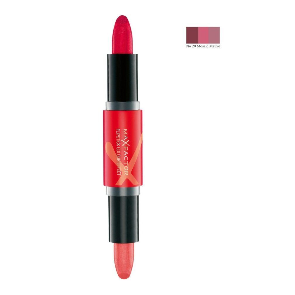 MAX FACTOR Lippenstift Flipstick Colour Effect, Women, Lipstick, 20 Mosaic Mauve, 4,5 g