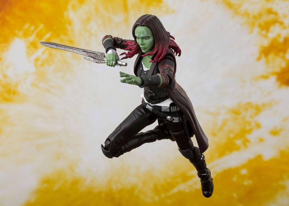 Bandai Tamashii Nations Actionfigur Avengers Infinity War Gamora 15 cm S.H. Figuarts Actionfigur