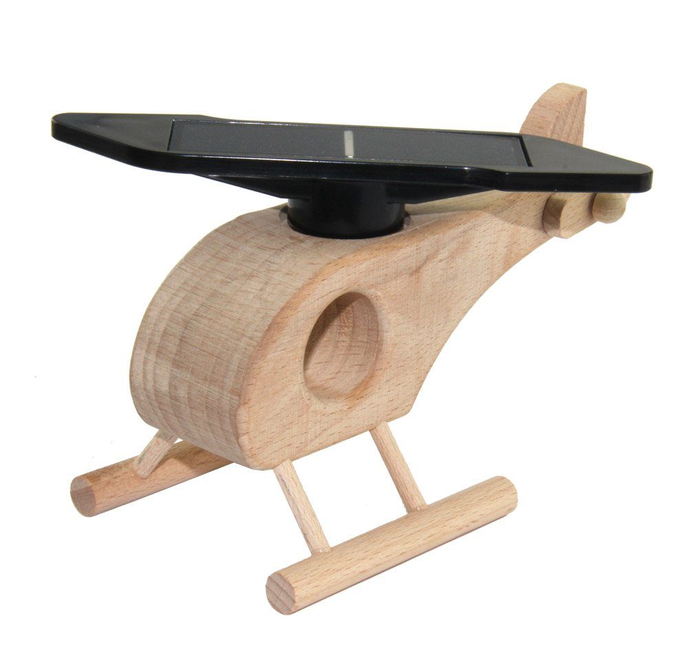 SOL-EXPERT group Experimentierkasten Holzhubschrauber mit Solarrotor