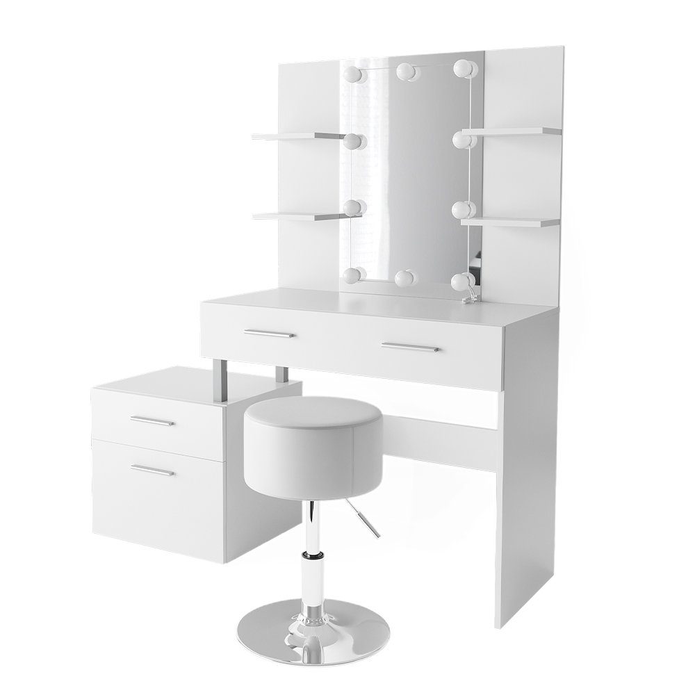 Vicco Schminktisch Maria, Weiß, 132 cm günstig online kaufen