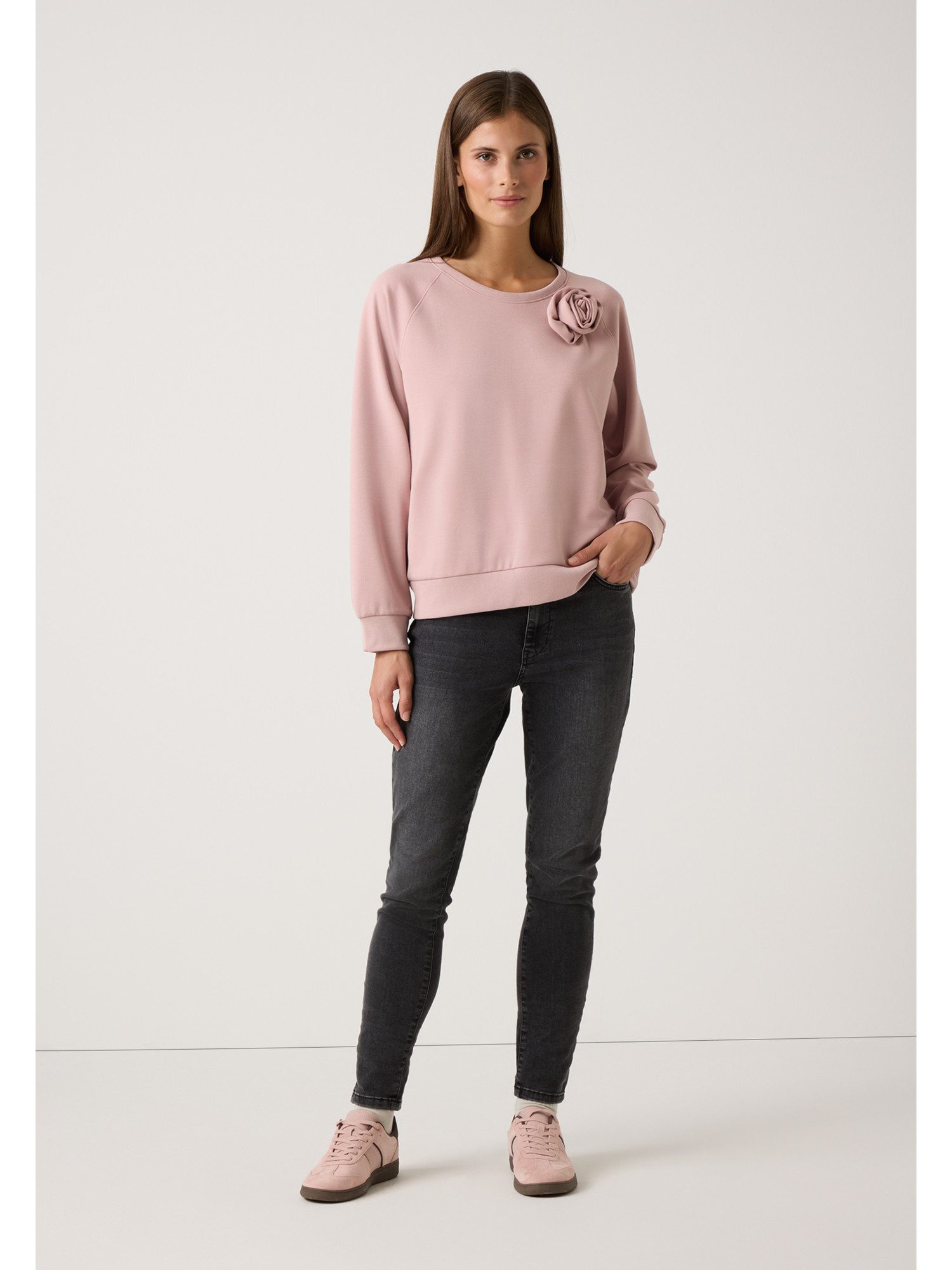 MORE&MORE Sweatshirt Rundhalssweatshirt soft, langarm günstig online kaufen