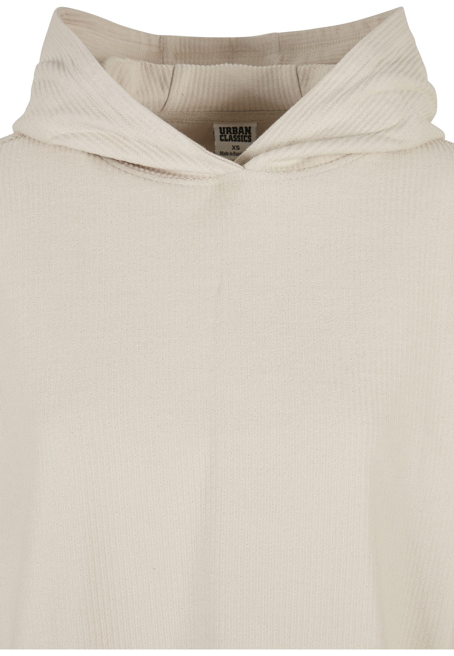 URBAN CLASSICS Rundhalspullover Urban Classics Damen Ladies Oversized Short Rib Hoody (1-tlg)
