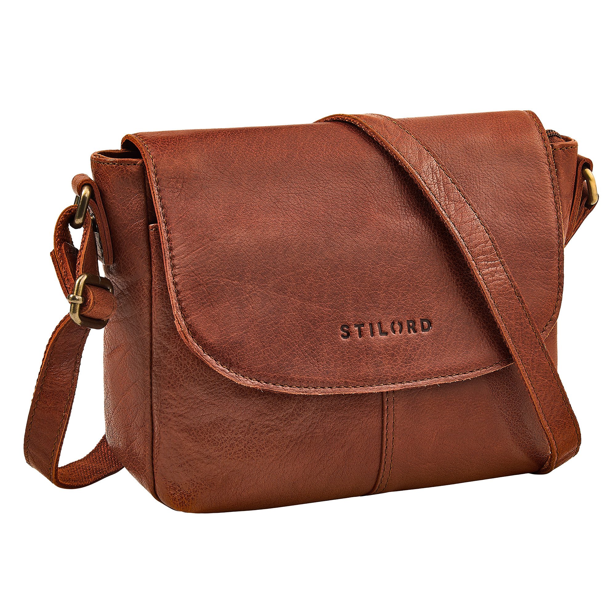 Handtasche "Elowen" Stylishe Kleine Echtleder Umhängetasche für Damen