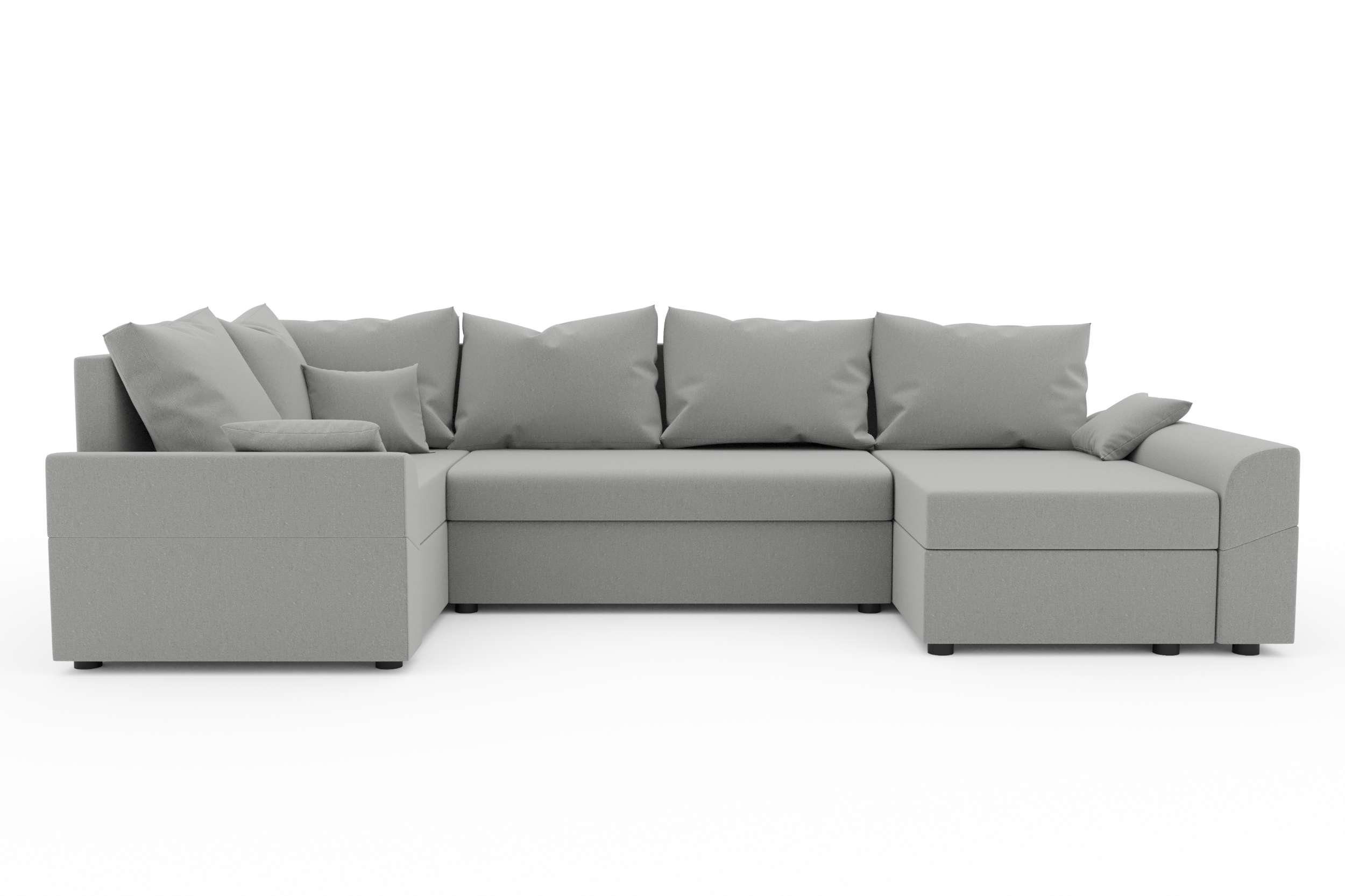 Sitzkomfort, Bettfunktion, Sofa, Design Modern Stylefy Eckcouch, Bettkasten, Bailey, U-Form, mit Wohnlandschaft mit