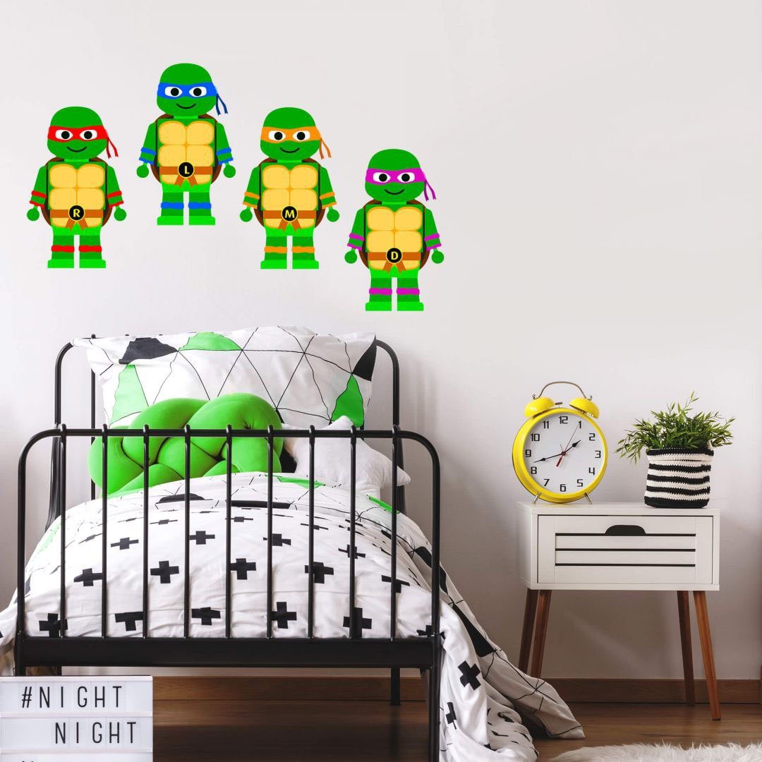 Wall-Art Wandtattoo Teenage Mutant St) (1 Turtles Ninja