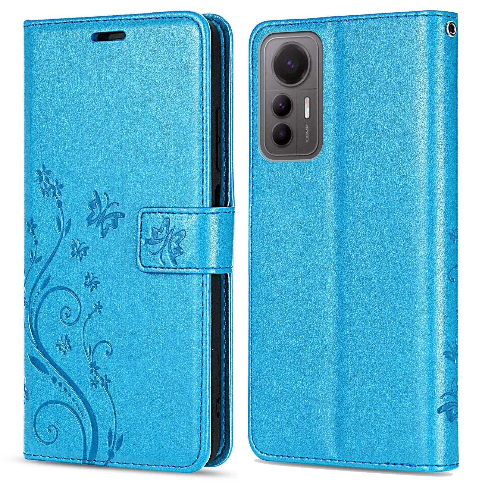 betterfon Handyhülle Handytasche für Xiaomi 12 Lite Schutzhülle Klapphülle, Bookstyle-Hülle: Magnetverschluss 3 Kartenfächer & Standfunktion