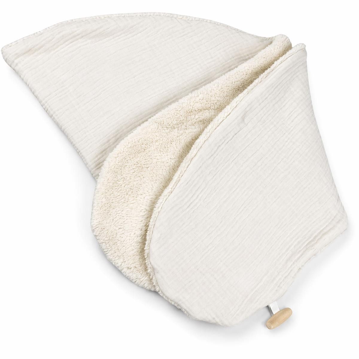 SEI Design Stillkissenbezüge Bezüg für Stillkissen Lagerungskissen Seitenschläferkissen 190x30 cm, XXL Stillkissenbezug aus Musselin und Teddyplüsch