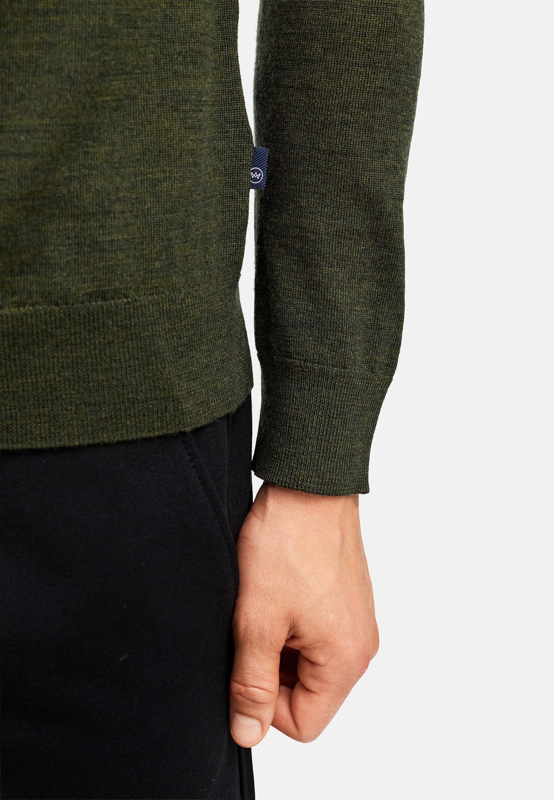 Kronstadt Strickpullover Herren KSJohannes Strickpullover Herrenpullover aus 100% Merinowolle mit Rundhalsausschnitt