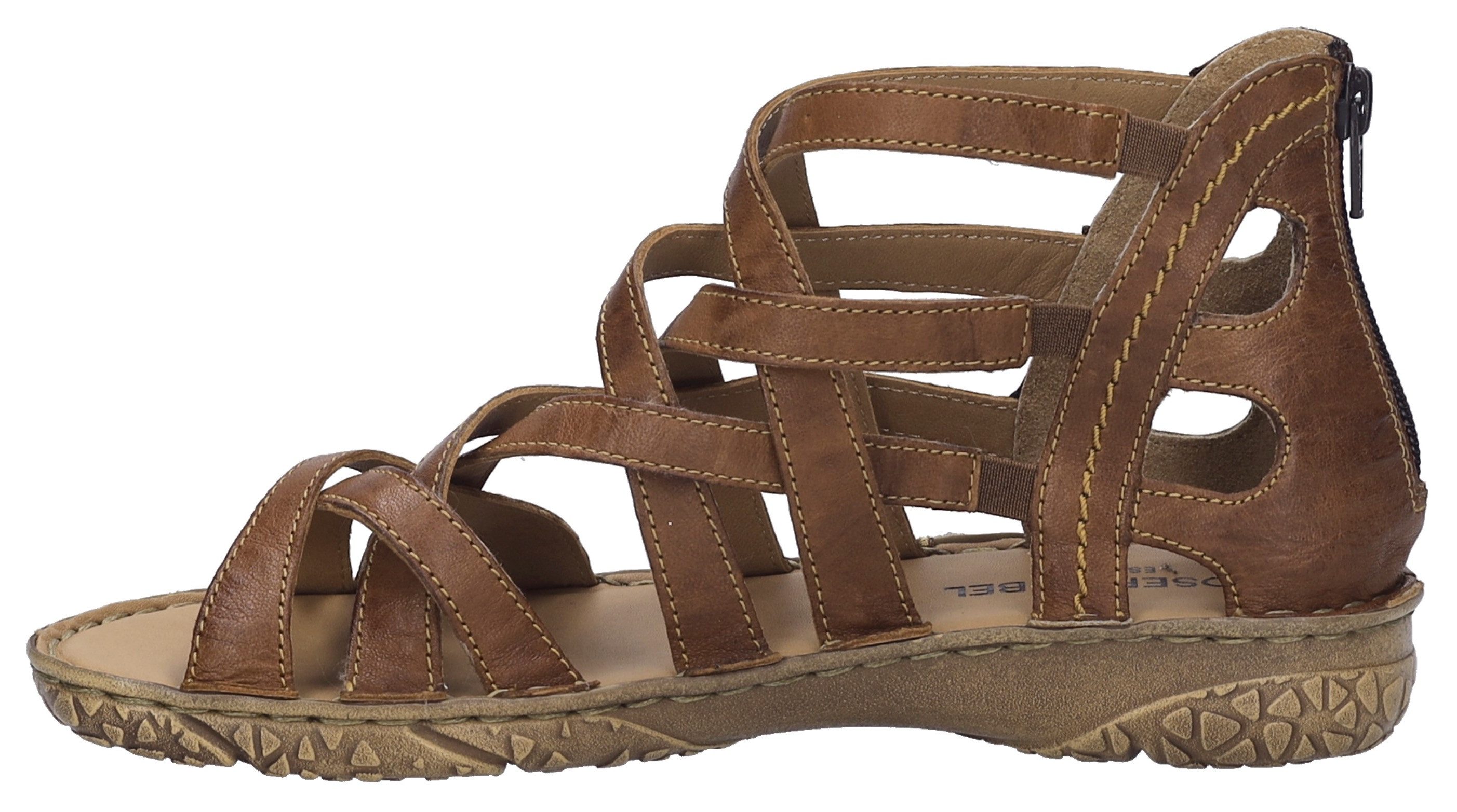 Josef Seibel Ivy 06 Sandale, Römdersandale, Sandalette, Riemchensandale mit Reißverschluss