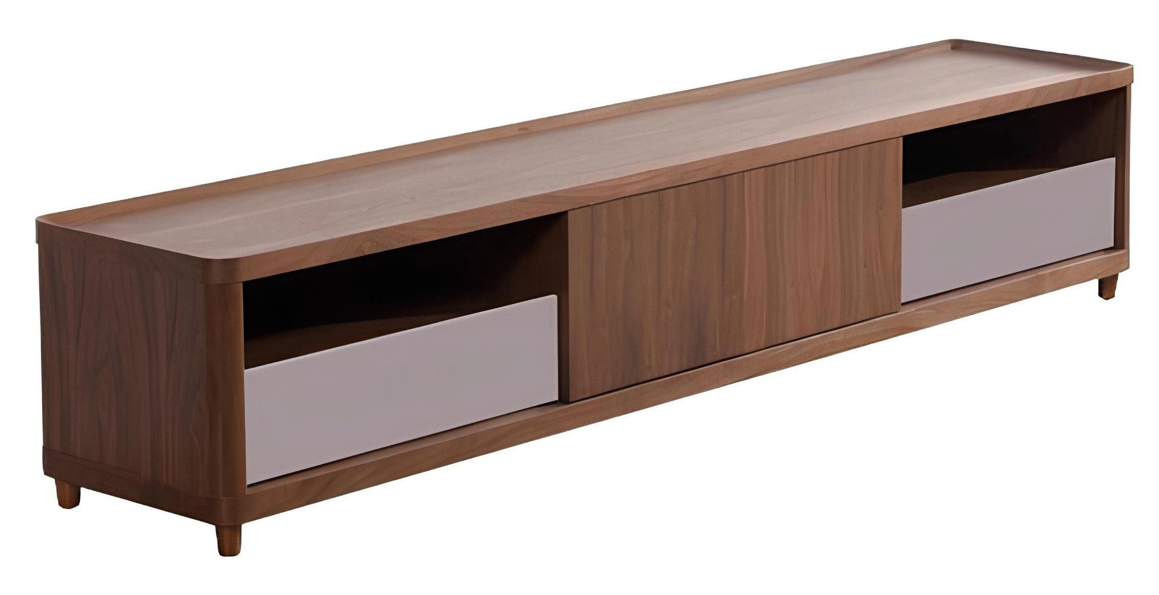 Lowboard rtv Design Sideboard in Matt mit hochwertigem Holz und Stauraum