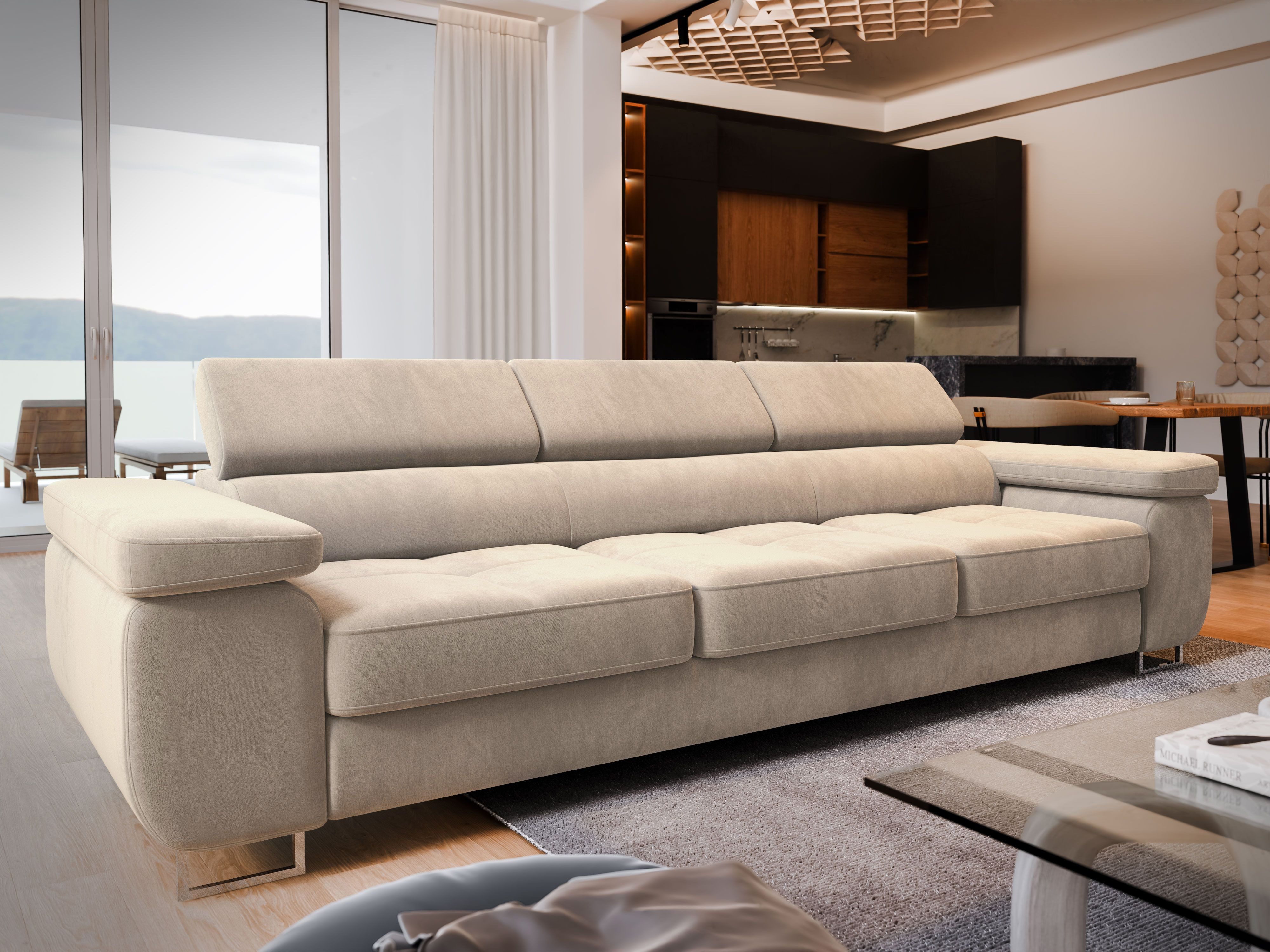 Masseno Sofa MOSINE mit Schlaffunktion, Schlafsofa, günstig online kaufen