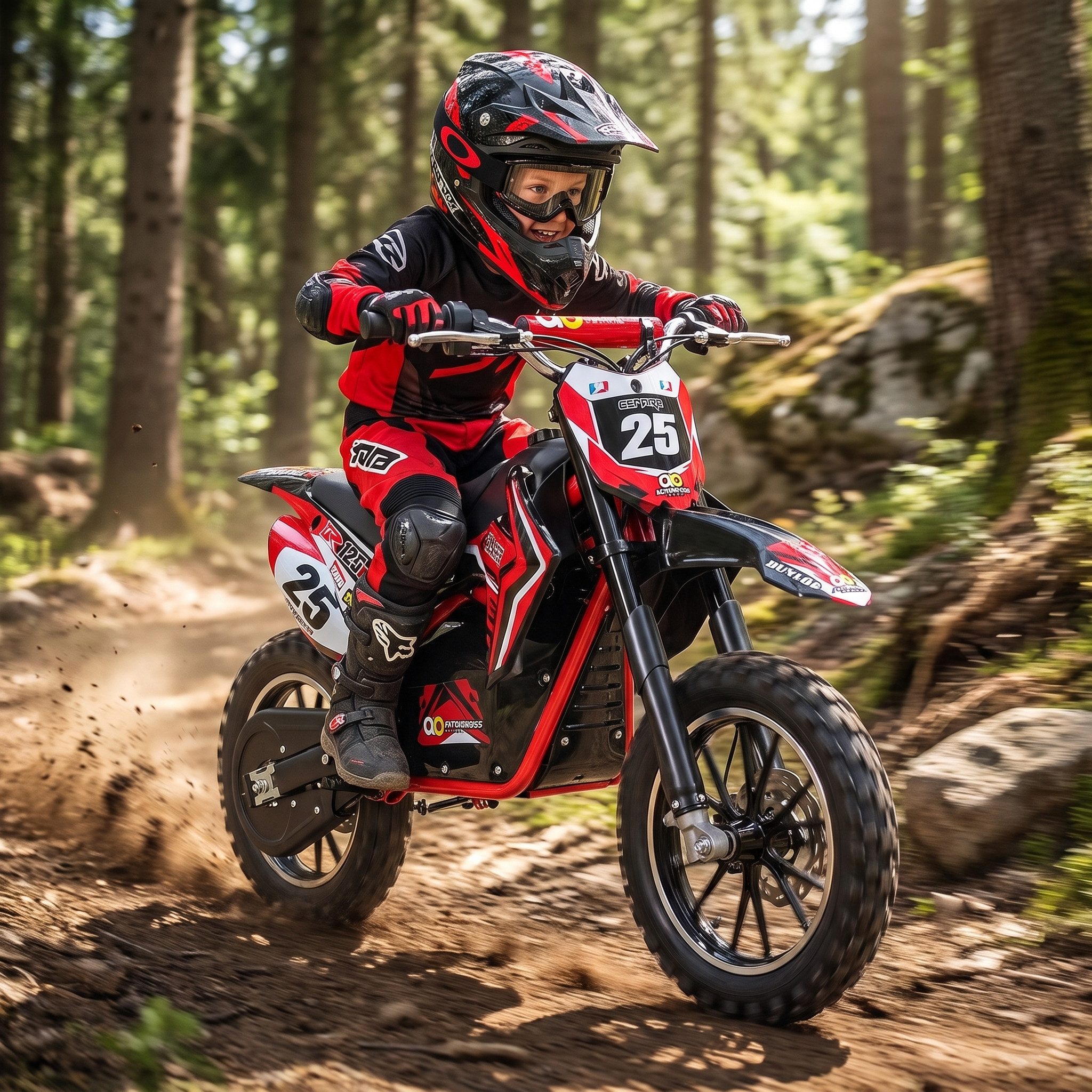 Actionbikes Motors Elektro-Kindermotorrad Crossbike Gepard 500W Minicross elektro, Dirt Bike, Elektromotorrad für Kinder