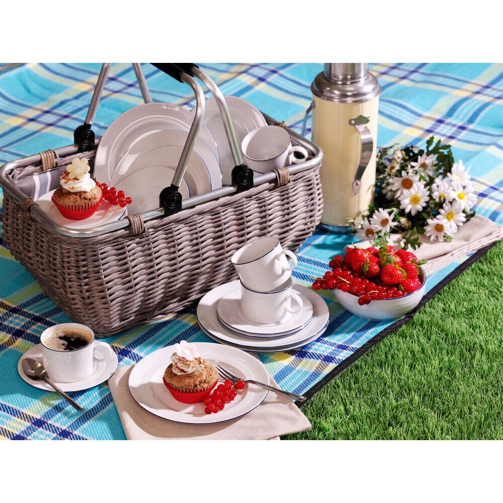 Friesland Porzellan Müslischale Müslischale 14 cm Jeverland Kleine Brise, Porzellan, Müslischale, Ø14cm, Porzellan, Weiß