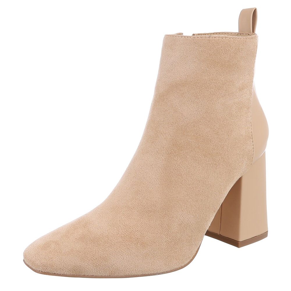 Ital-Design Elegante Ankle Boots mit Blockabsatz günstig online kaufen