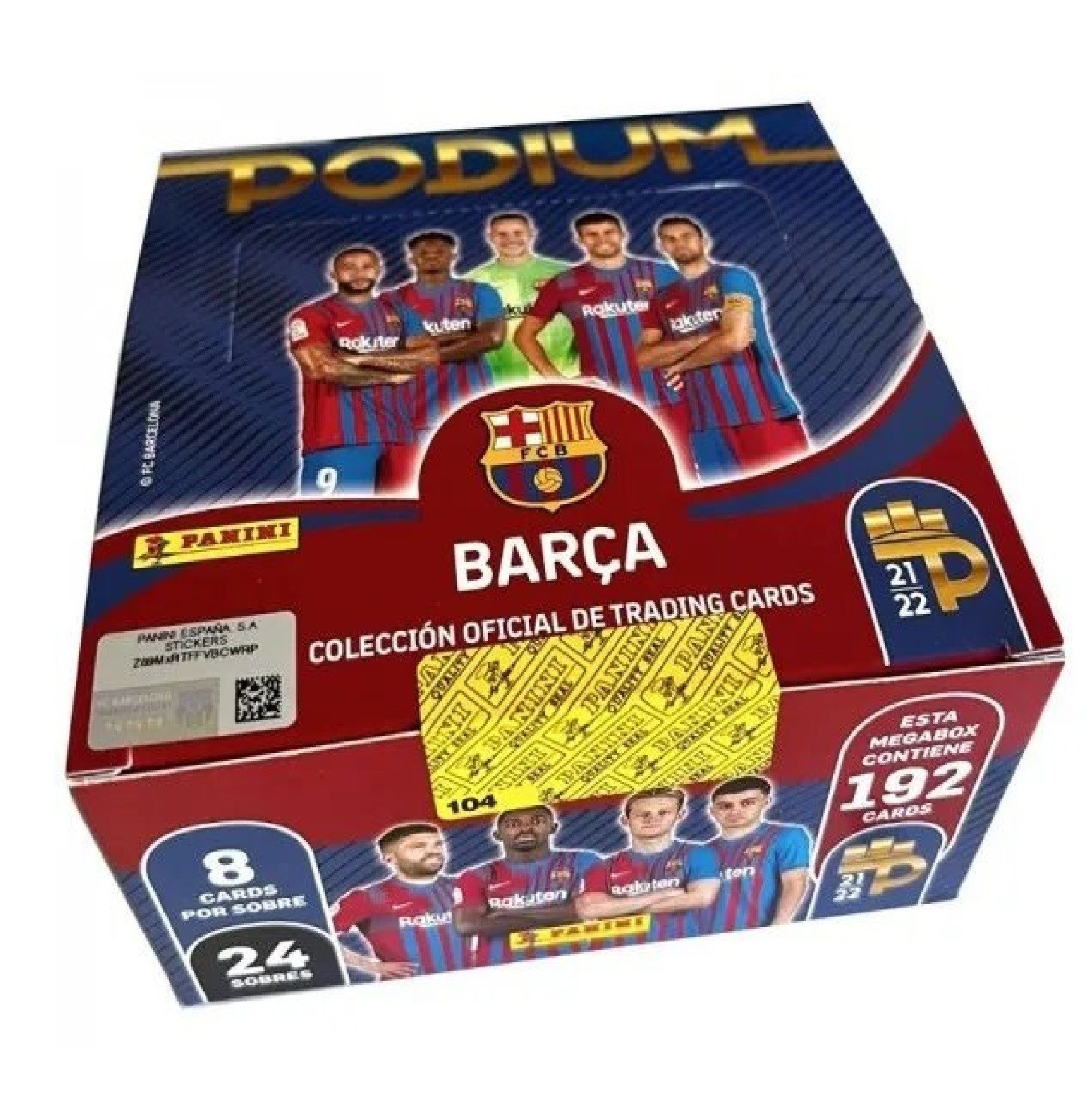 Panini Sammelkarte Panini Barcelona Podium Fußball MEGA Box 2021-22