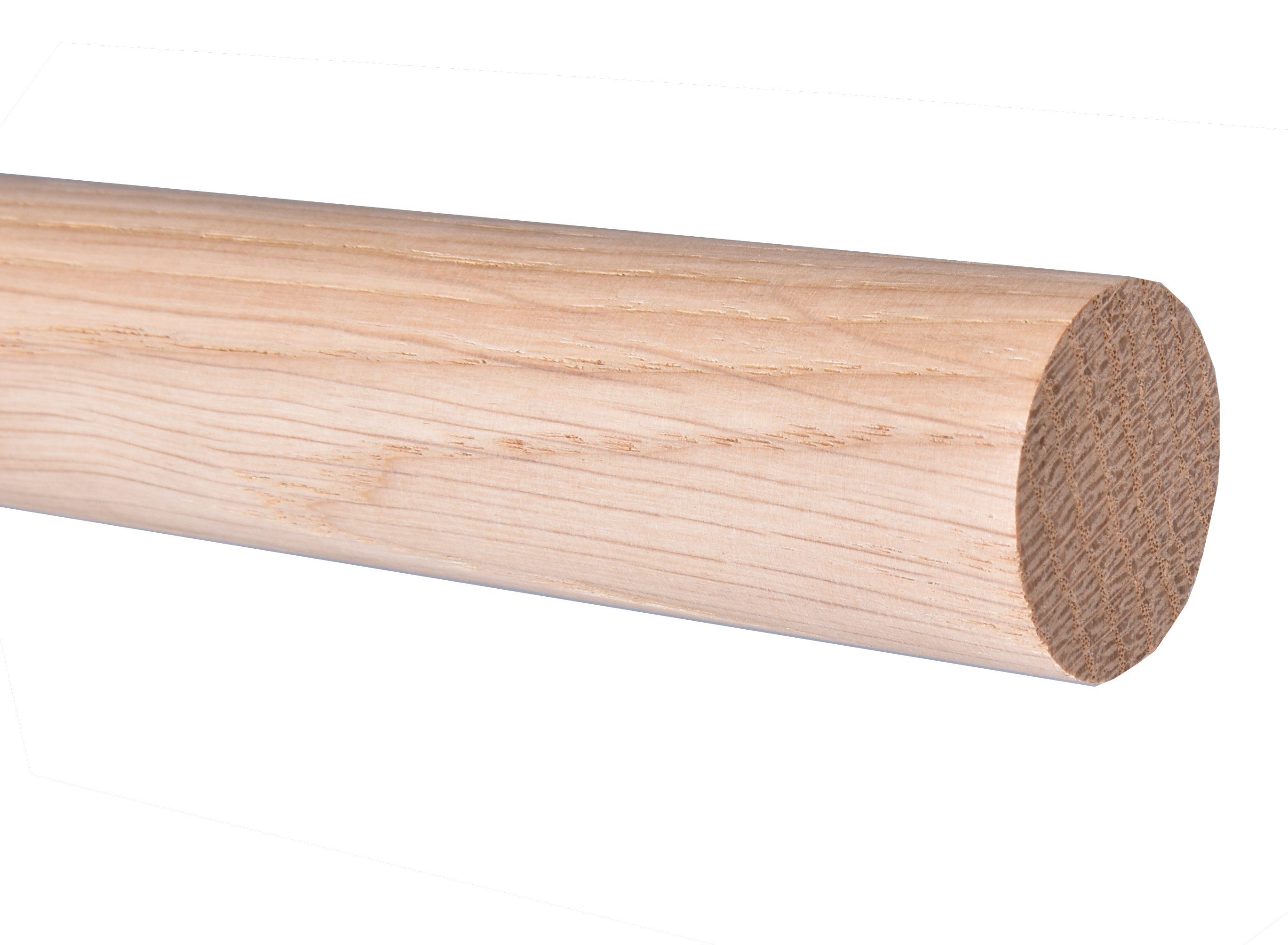 Ferdinand Meise Holztechnik Rundstange Rundstab Eiche, roh oder geölt, 1m lang, Durchmesser: 15, 20, 25, 30mm Ø 15mm, glatt
