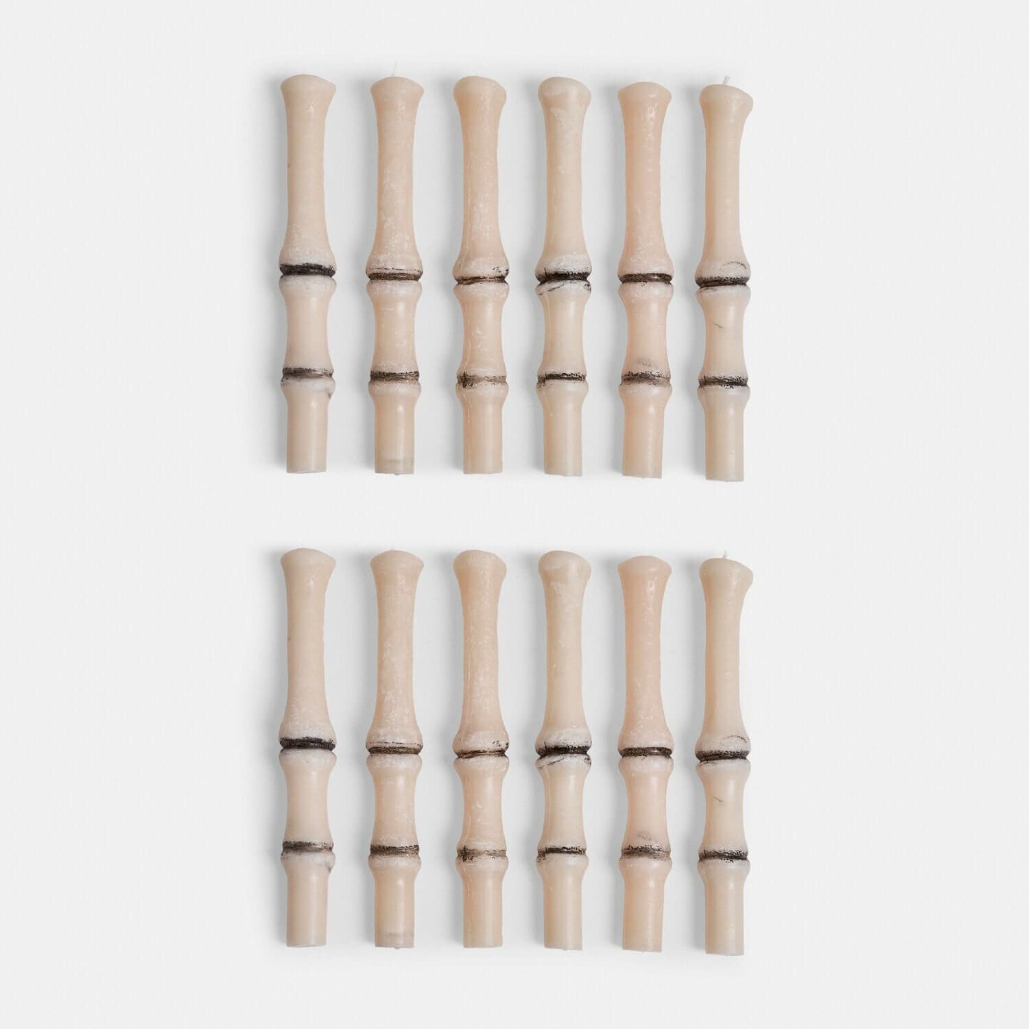 Mirabeau Stumpenkerze Kerze 12er Set Saelith creme (12er Set, 12er Set)