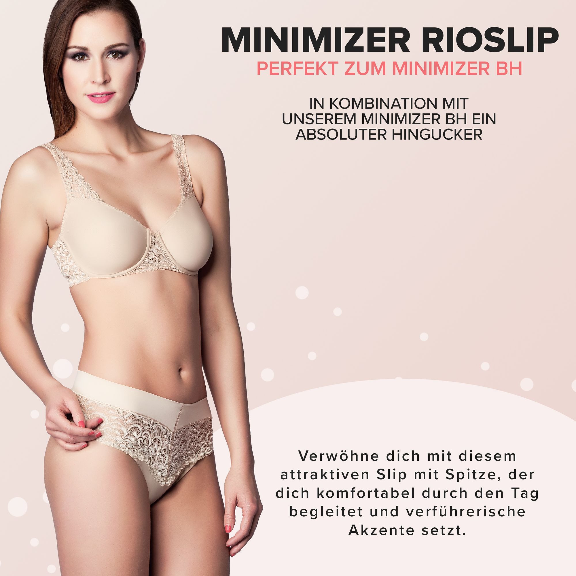 Miss Perfect Miederslip 5675 Rioslip mit sehr weicher Spitze in Größe S-2XL (38-46)