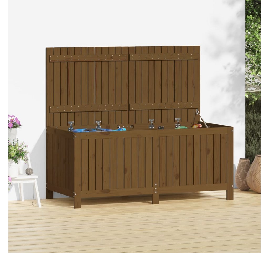 Thumbnail - vidaXL Gartenbox, Gartentruhe Honigbraun 147x68x64 cm Massivholz Kiefer
