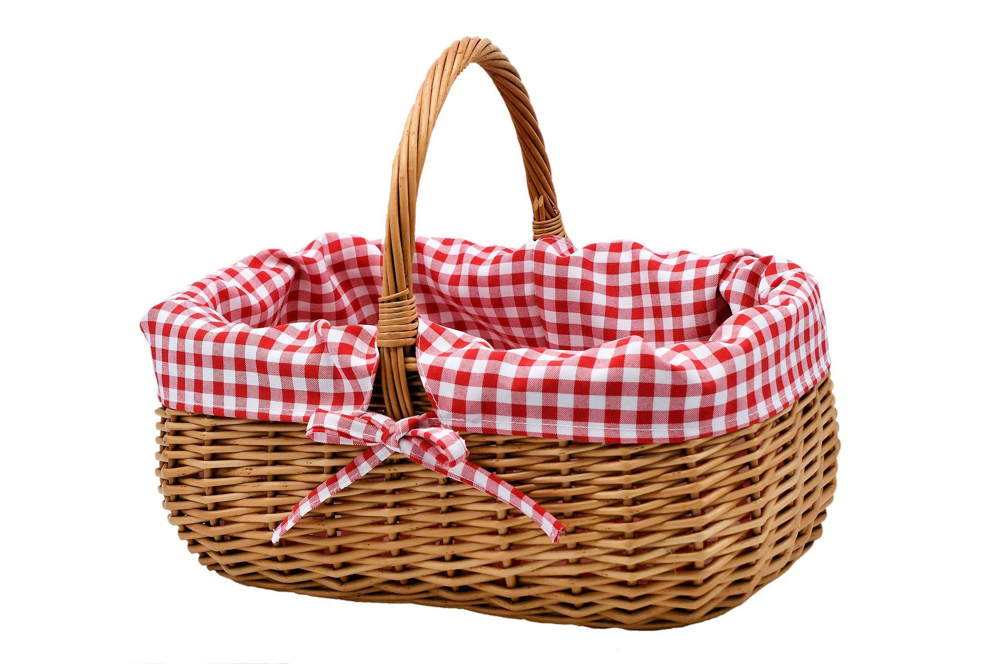 MyBer® Einkaufskorb Korb Weidenkorb Vollweide 33/23/13(27cm günstig online kaufen