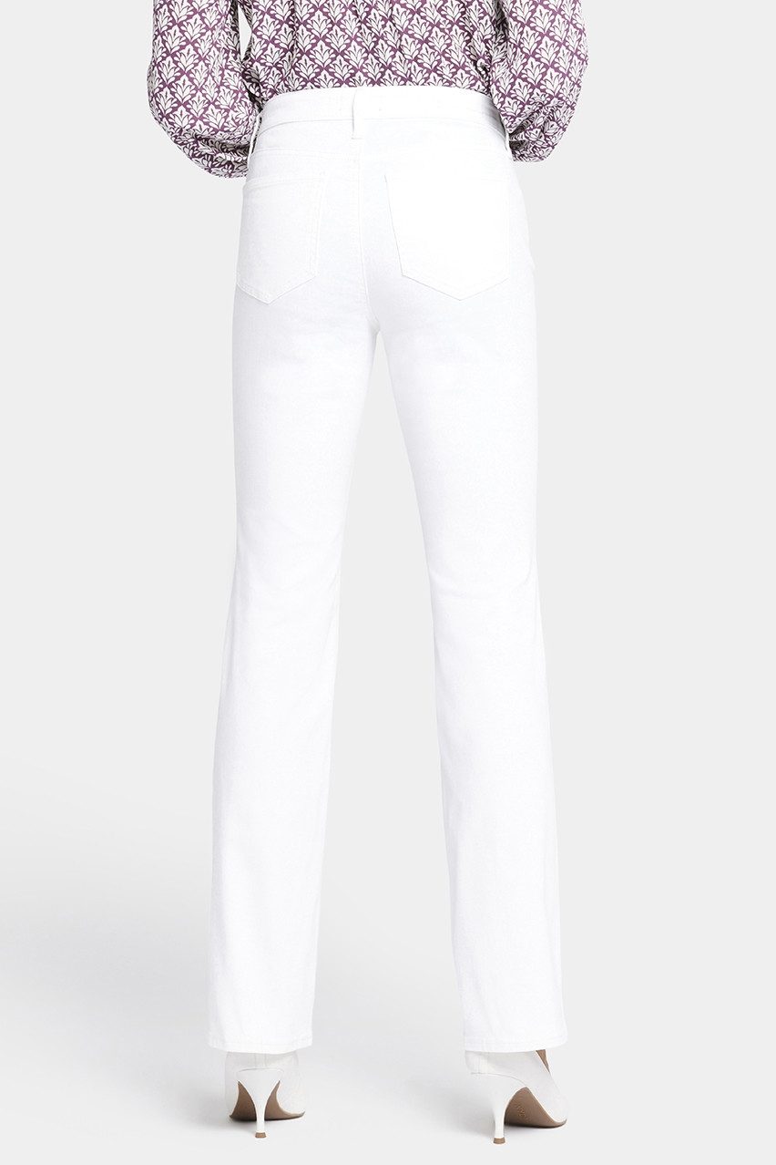 NYDJ Bootcut-Jeans Barbara Bootcut Jeans Weiß Premium Denim (Petite)