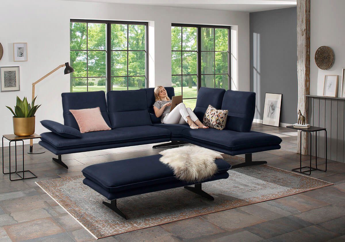 W.SCHILLIG Ecksofa broadway, Designsofa, toller Sitzkomfort, günstig online kaufen