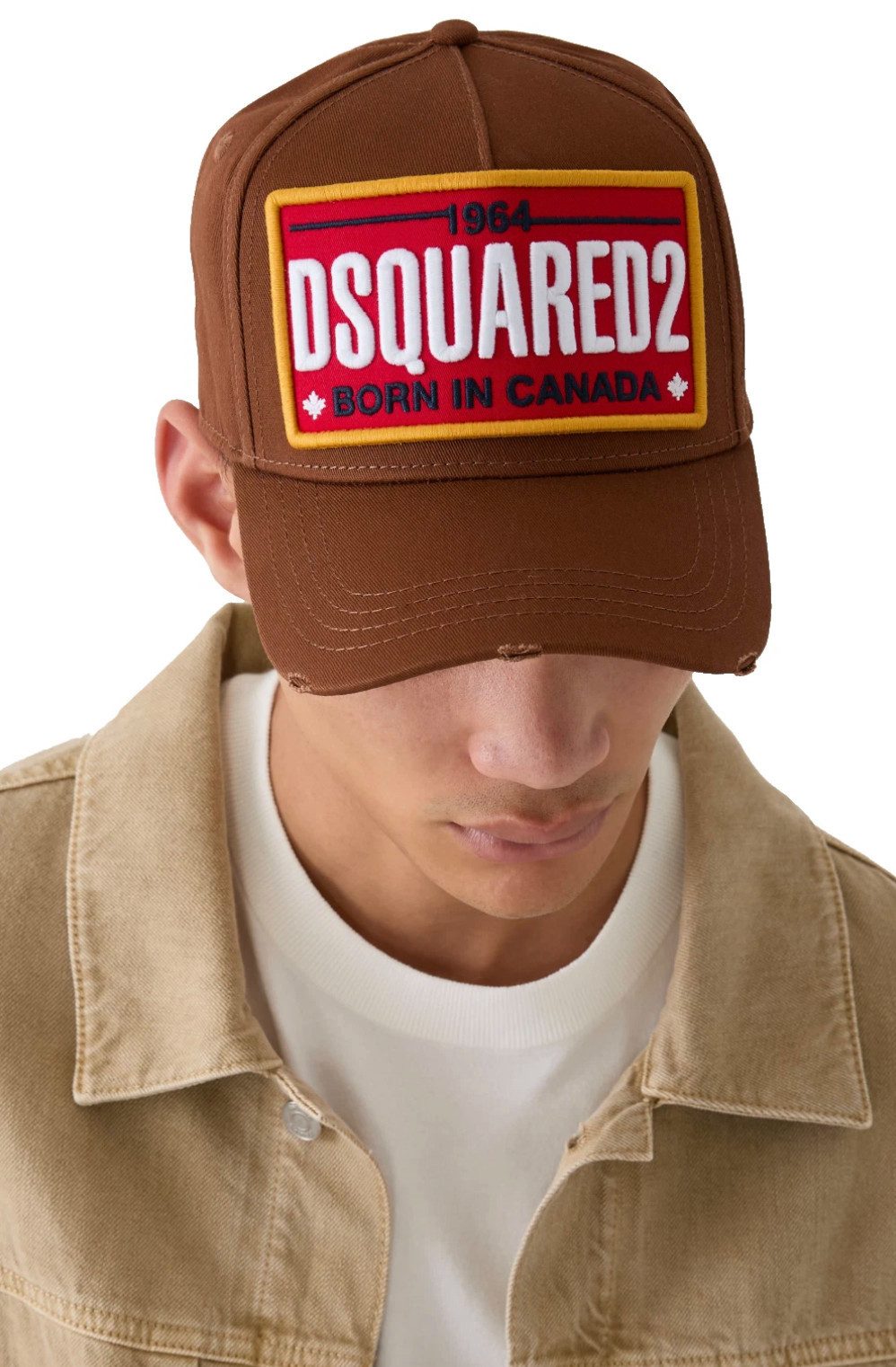Dsquared2 Baseball Cap Born to be a Fighter Trucker Cap Kappe Mütze Basebalkappe Rückseite: „Born to be a Fighter“ + Jahreszahl 1995